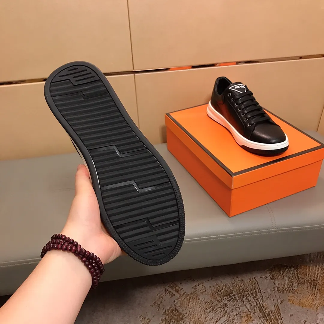 Ex-factory price 360🕷️🕷️【PRADA】Prada's new men's fashionable sports and casual shoes🇨🇳High-end boutique💯Exquisite details, cowhide upper, pigskin lining,🌶🌶original lightweight, wear-resistant and non-slip original outsole, comfortable to wear🎋Classic craftsmanship, fine workmanship, worth owning Code number: 38-44